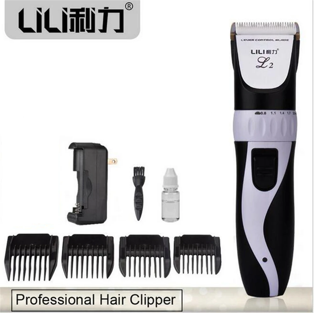 Professional Electric Hair Clipper Ceramic Cut Rechargeable Hair