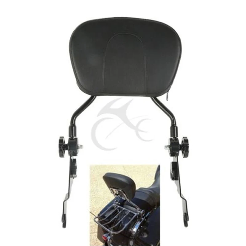 New Adjustable Detachable Backrest Sissy Bar For Harley Touring CVO