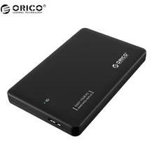ORICO 2599US3-V1 2.5-дюймовый SATA к USB 3.0 внешний корпус, инструмент, USB 3.0 SuperSpeed HDD чехол/Caddy/коробка (не с HDD)