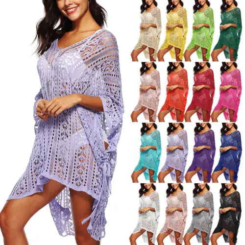 Summer New Bikini Cover Women Large Swimwear Pareo Scarf Beach Cover Up