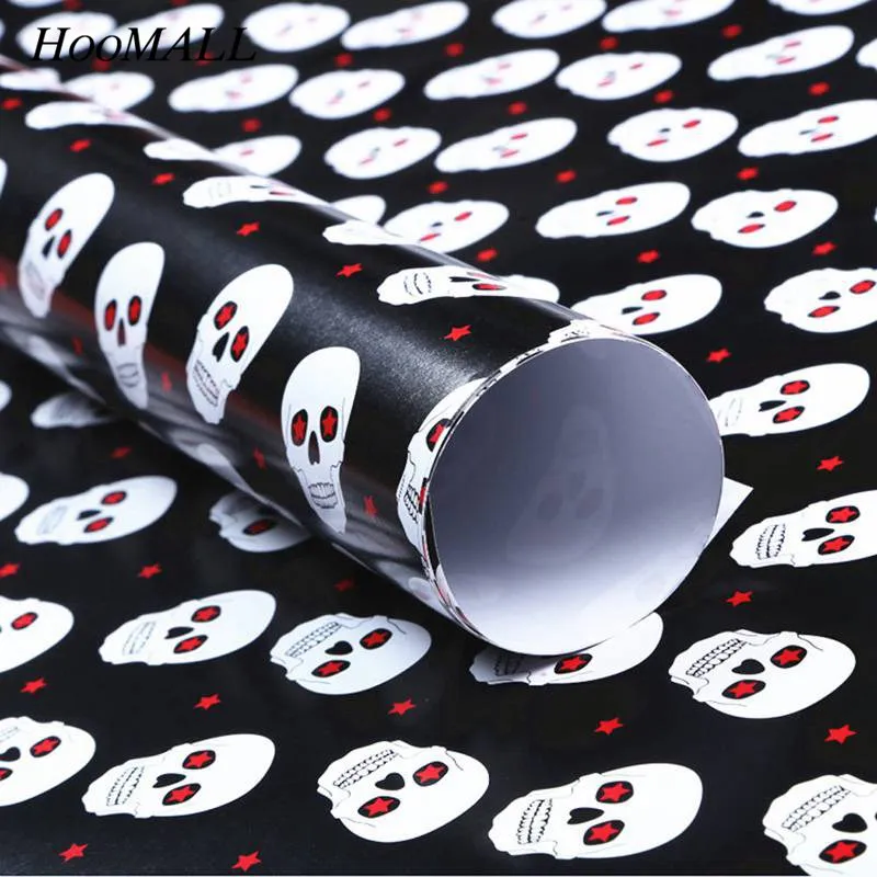 hoomall 1pack 51x72cm gift wrapping paper halloween decoration gifts packaging handmade diy party supplies print terror - Paper Halloween Decorations hoomall 1pack 51x72cm gift wrapping paper halloween decoration gifts packaging handmade diy party supplies print terror - Paper Halloween Decorations