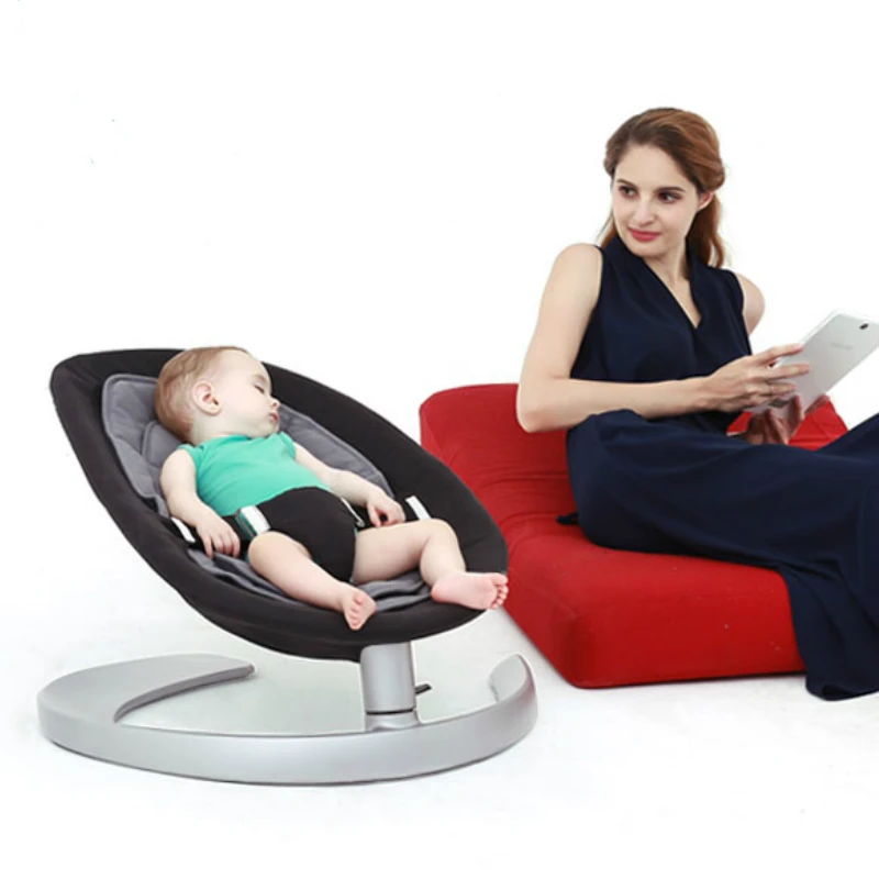 Детская кроватка для новорожденных кресло-качалка натуральный спокойствие без излучения коаксиальный Sleeper органический хлопок диван ребенка кроватки баланс стул
