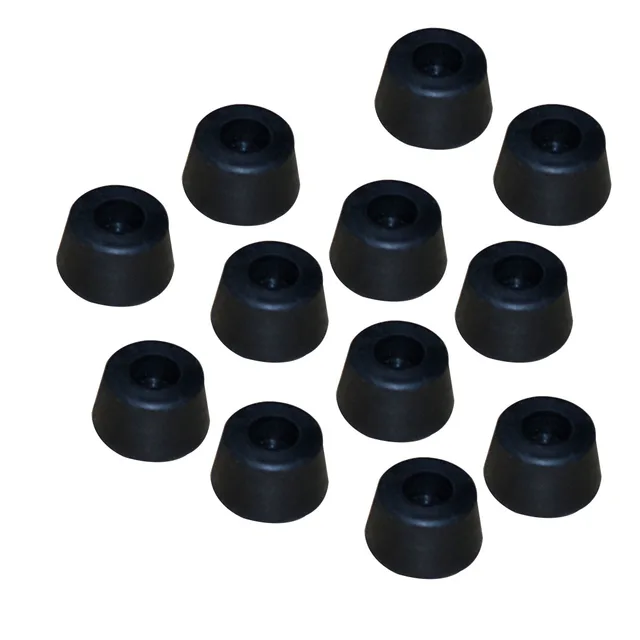 20pc Black Soft Rubber Furniture Chair Table Feet Leg Bottom Anti skid