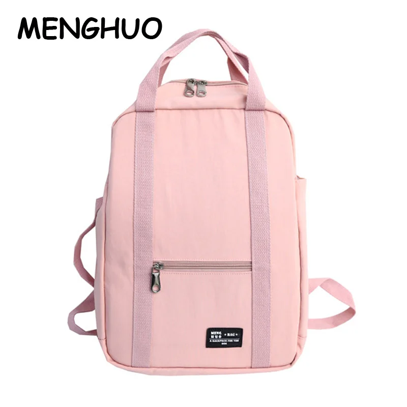 

Menghuo Nylon Cute Girl Backpack New Fashion Simple Multi-Function Backpack Casual Wild Travel Backpack