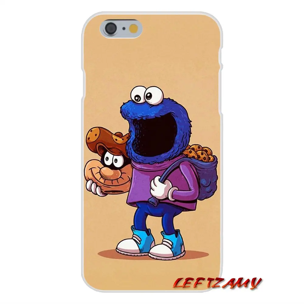 Аксессуары телефон оболочки охватывает cookie monster мультфильм для huawei P Smart y6 7 9