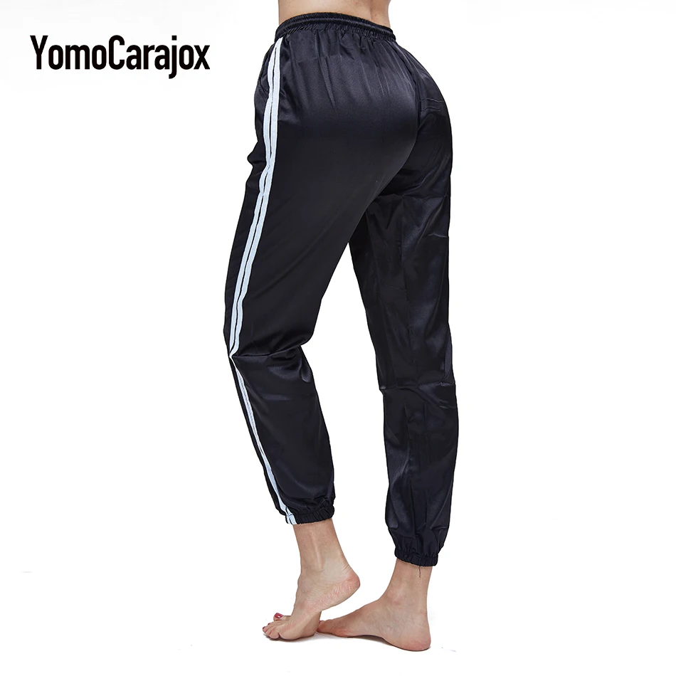 

NEW Sweatpants Women Pants 2018 Joggers Casual Baggy Pink Side Striped High Waist Lady Trousere Pantalon Feme