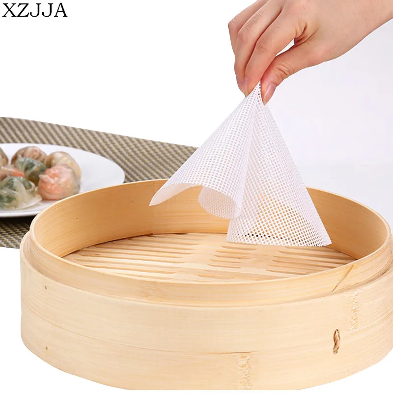 XZJJA Silicone Steamer Cloth Steamed Stuffed Bun Liners Kitchen