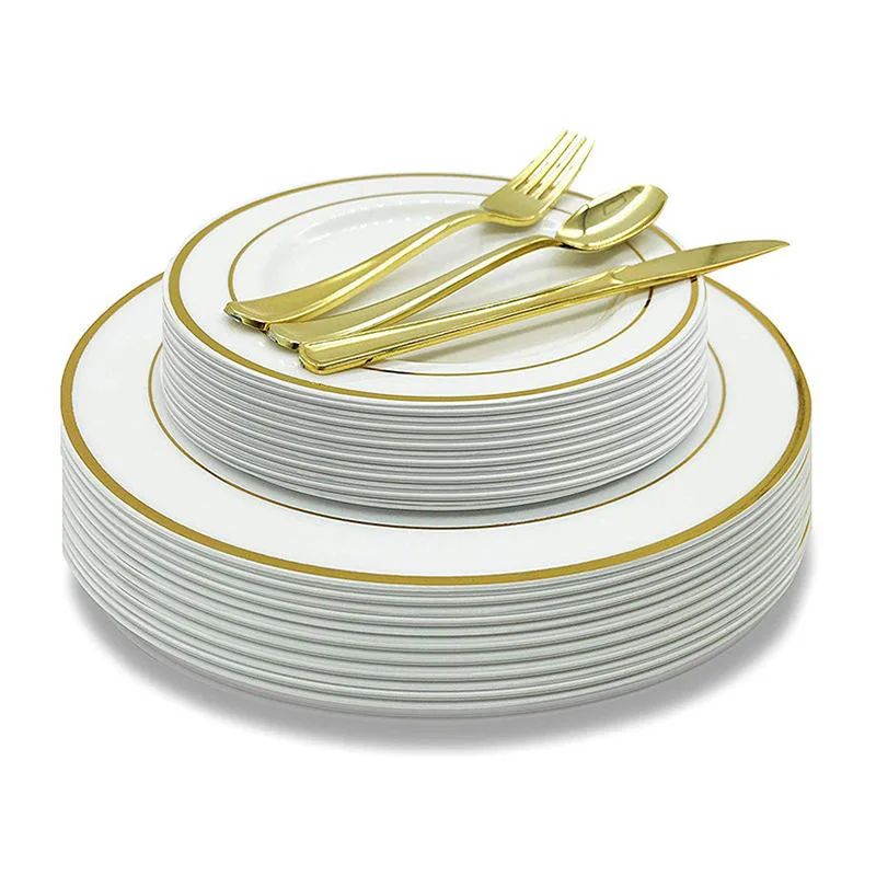 

Party tableware set 125pcs wedding birthday children's baptism Christmas party decorations