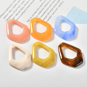 

Newest 50pcs/Lot 35*27MM Hollow Out Shaped Waterdrop Tear Drop DIY Jewelry Earring Pendant Charms Resin Plastic Ornament Pendant