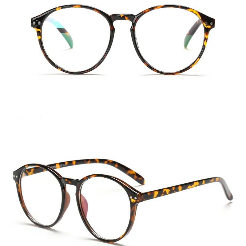 Очки унисекс винтажные оправы для очков для мужчин ретро Круглые Женские оправы для очков брендовые дизайнерские оптические прозрачные линзы