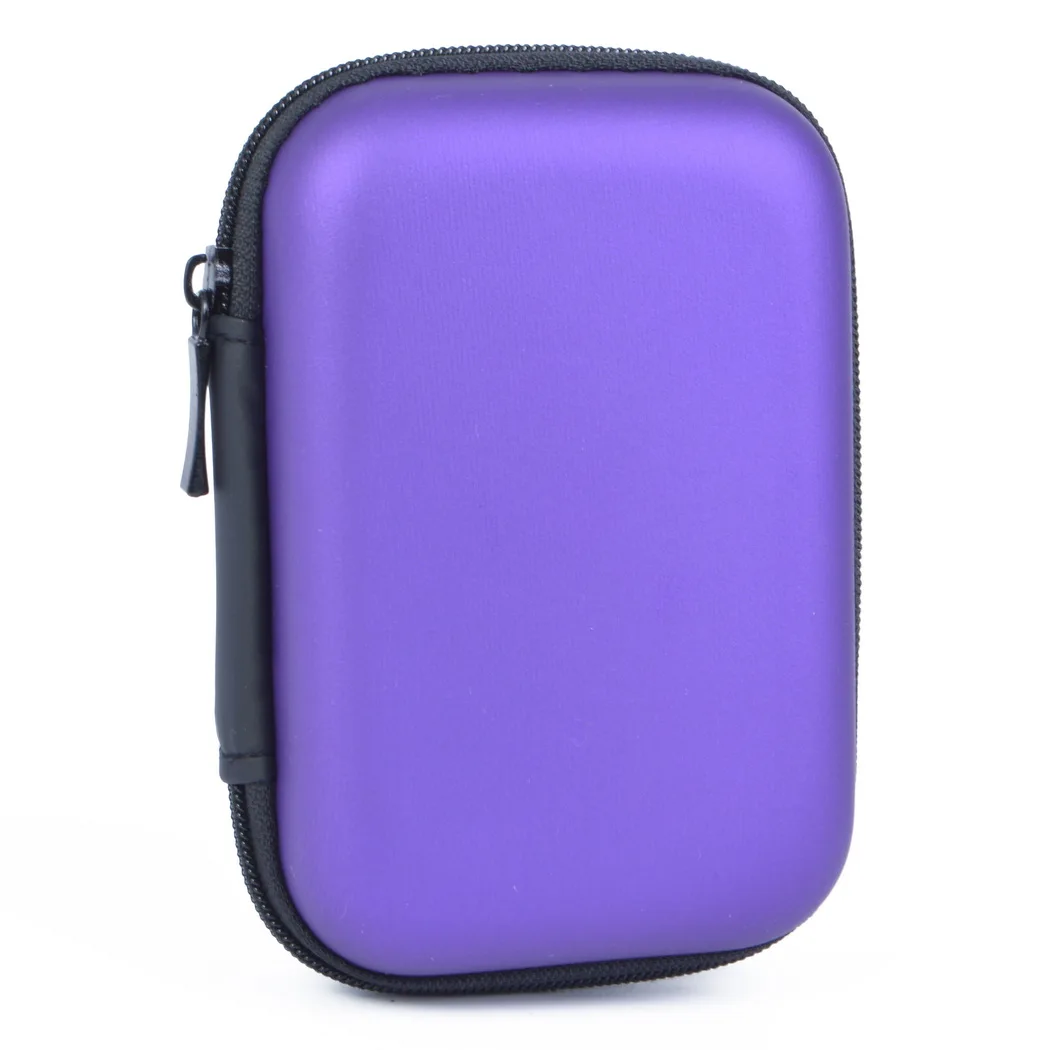 120x80x40 ملليمتر بطارية خارجية الصلب حالات صدمات المحمولة eva تخزين حمل الحقائب للالهاتف usb شواحن كابلات البيانات