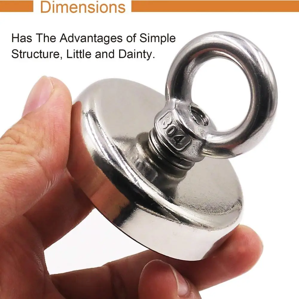 Super Strong Neodymium Fishing Pulling Force Rare Earth 330 lbs