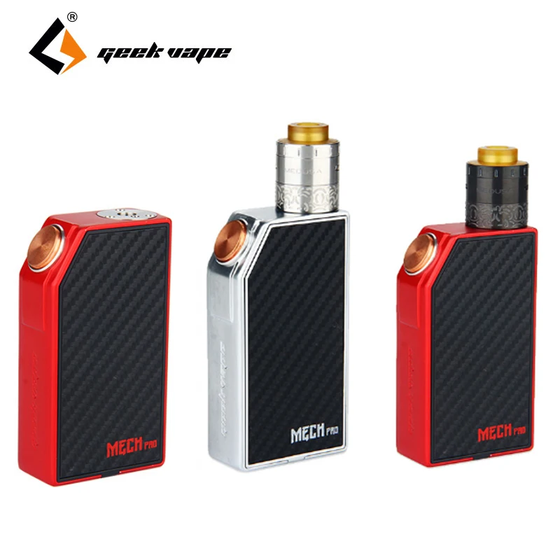 

Clearence GeekVape MECH Pro Kit with MECH Pro MOD & Medusa RDTA Tank Atomizer 3ml & Interchangeable Cover Plates E-cig Vape Kit