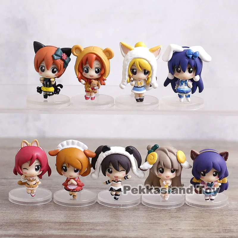 Love Live! Школьный Idol Project мультипликационный персонаж дома Умару мини ПВХ фигурки