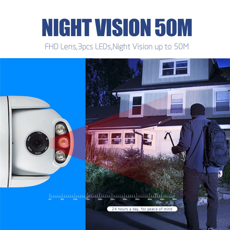 WANSCAM K54 1080 P Wifi камера ночного видения Автомобильная камера видеорегистратор Автомобильный видеорегистратор для Android IOS Домашняя безопасность открытый авто рекордер