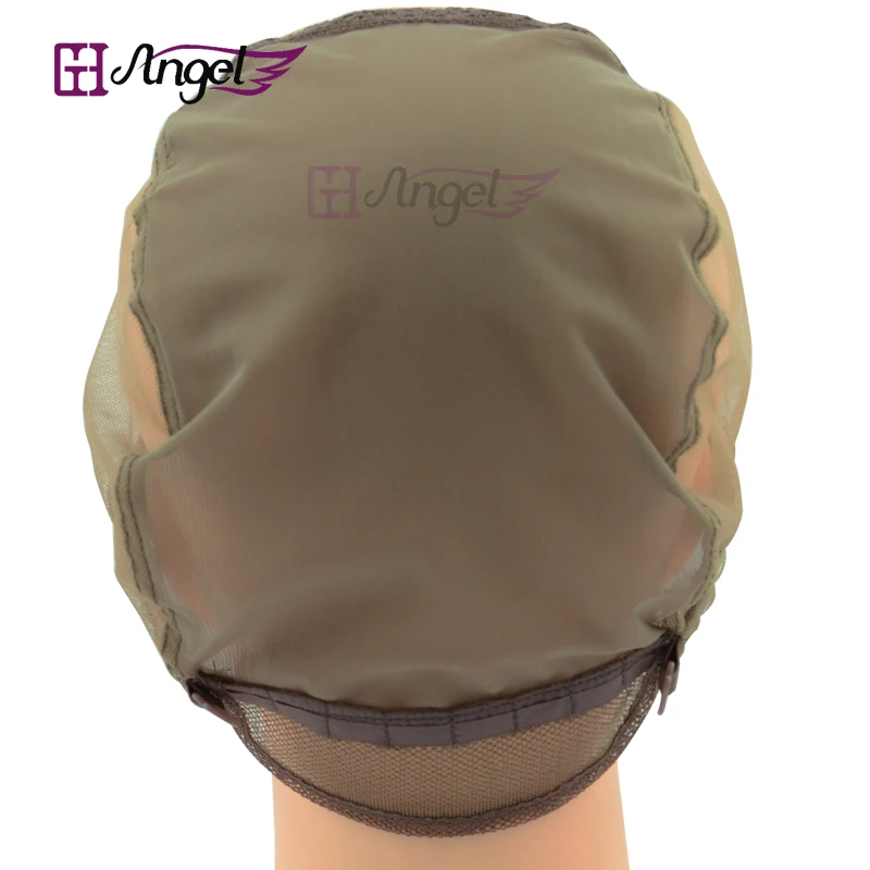 1 шт. сетчатая кружевная Крышка для парика размер М 4*4 дюйма|weaving cap adjustable straps|wig
