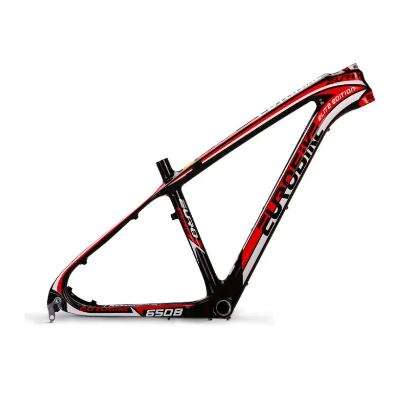 Clearance Ultra-light Carbon Fiber Frame Mountian Bike Disc Brake Tapered Tube 27.5inch Wheel 16.5inch Frames MTB Bicycle Part Accessories 5