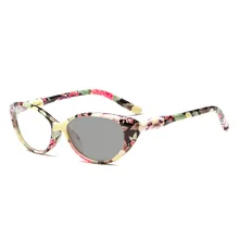 Солнце фотохромные модные женские туфли кошка очки для чтения Анти-усталость мульти-Фокус ближнего и дальнего прогрессивная Открытый Солнцезащитные очки UV400 NX