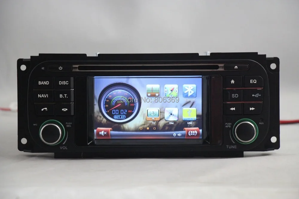 HOT NEW 4.3" Car DVD GPS Player for Chrysler Grand Voyager, Dodge,JEEP
