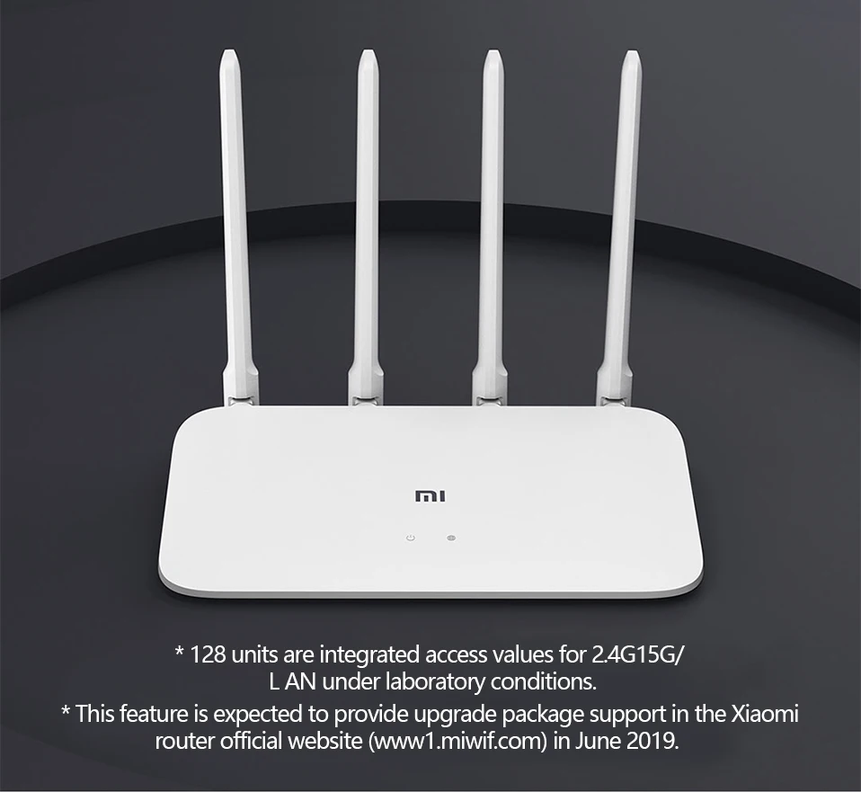 Xiaomi Mi маршрутизатор 4A Gigabit Edition 2,4G 5 ГГц 1167 Мбит/с Wi-Fi ретранслятор с высоким коэффициентом усиления 4 антенны Сетевой удлинитель умный дом пульт дистанционного управления