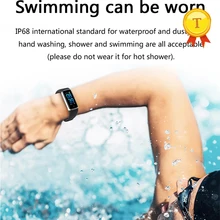 Оригинальное качество IP68 группа глубокая вода для плавания, Блютуз, умный Браслет фитнес трекер монитор сердечного ритма Смарт-браслет