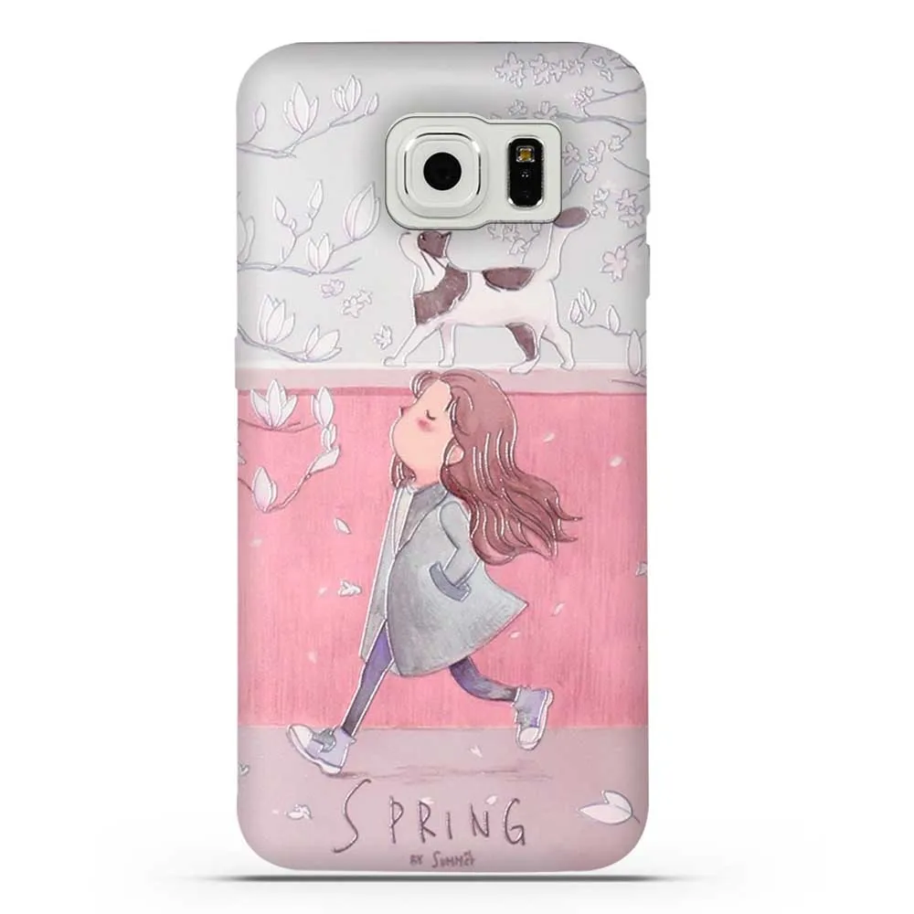 Для Funda samsung S6 силиконовый чехол ТПУ чехол для Galaxy S6 Capa мобильный чехол для телефона для Coque samsung Galaxy S6 S 6 задняя крышка сумка - Цвет: 9