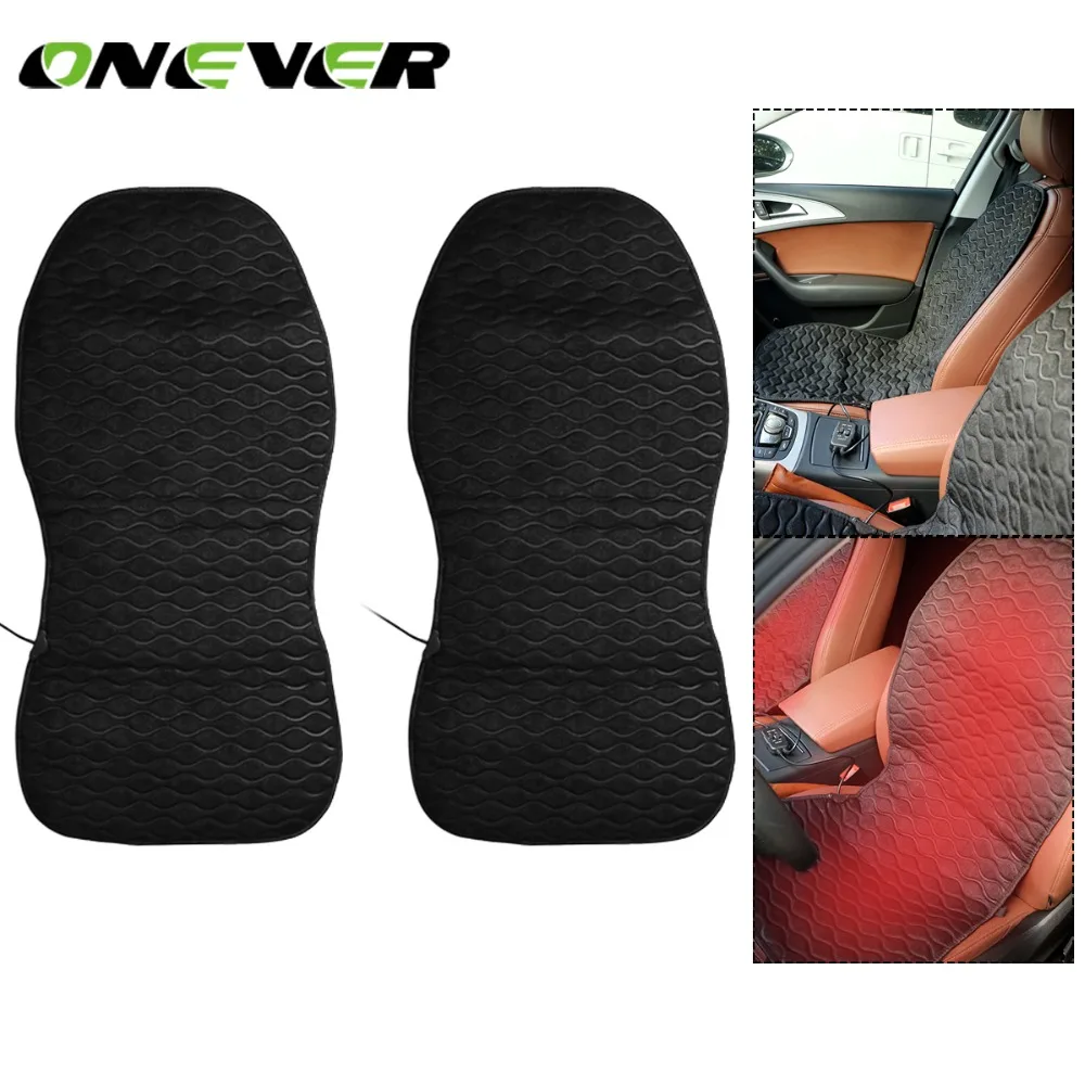 Onever Double Seat Heated Seats Covers Car Seat Heater for Universal