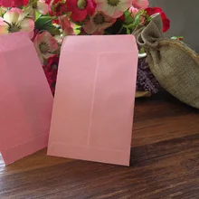 20 шт. светло-розовые Ретро пустые бумажные конверты приглашения, конверты, подарочные открытки, канцелярские принадлежности для вечерние бумажные пакеты 7x10 см+ 1,5 см