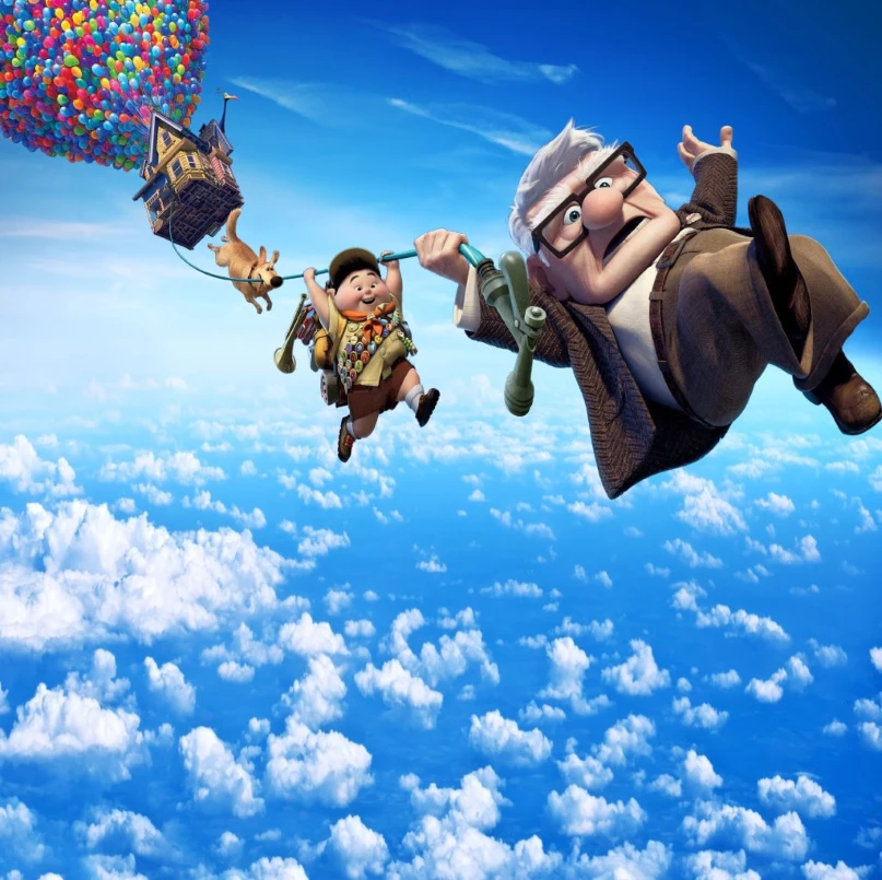 6 X6Ft Blue Sky Clouds Up Air Balloons House Custom Photo Studio Sfondo Senza Soluzione Di Continuità Vinile 180Cm X 180Cm