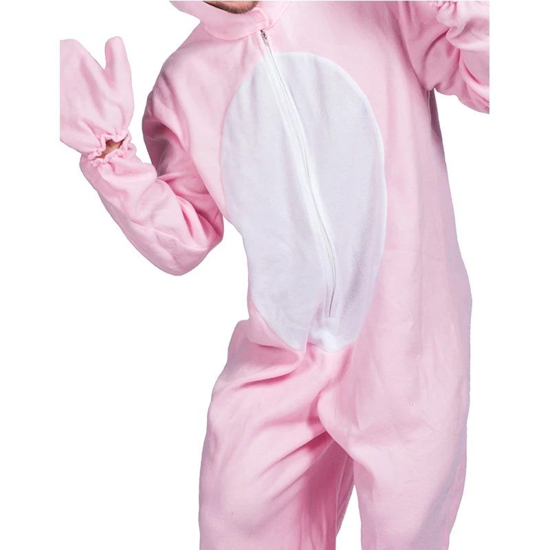 Новое прибытие Свободные животные косплей розовый комбинезон «кролик» Хэллоуин костюм для взрослых любовь живой Кролик Пасхальный карнавал нарядное платье