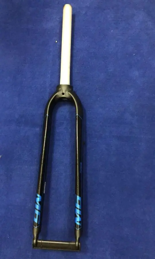 M6 Matte Black-Blue Вилка Mosso M6 M5 M5E M5EV M3 MTB Велосипедная вилка подходит для 26 27,5 29er шоссейная Велосипедная вилка v тормоза передние вилки конусная глянцевая/матовая - Цвет: M6 Matte Black-Blue