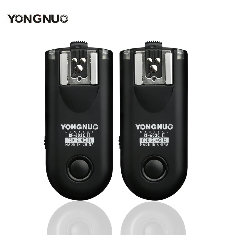 Триггер для вспышки YONGNUO RF 603 II 2 трансивера набор спуска затвора Canon Nikon Pentax DSLR