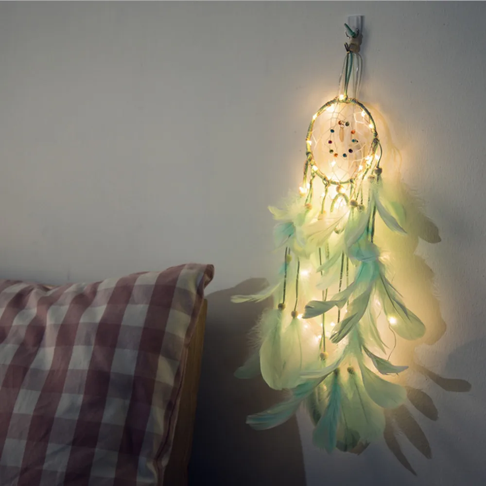 Серебряные серьги-гвоздики Богемия 2 метра 20LED освещение Девушка номер колокольчик спальня романтическое подвесное украшение