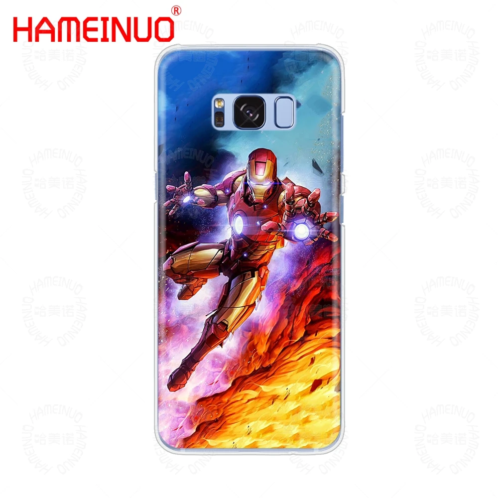 HAMEINUO Marvel Супергерои чехол для сотового телефона samsung Galaxy S9 S7 edge PLUS S8 S6 S5 S4 S3 MINI