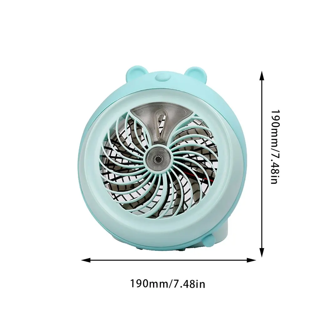 Спрей Usb Настольный вентилятор перезаряжаемый складной Веерообразное распыление увлажнение мини-подарок маленький вентилятор