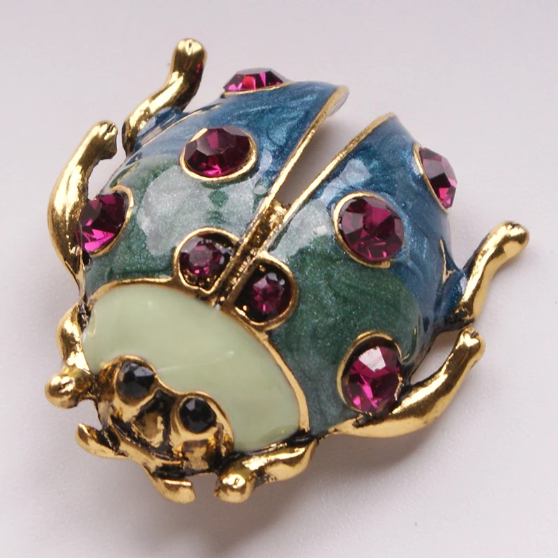 MF7205 beetle ladybug Fine Metal 18mm Snap button jewelry DIY bracelet