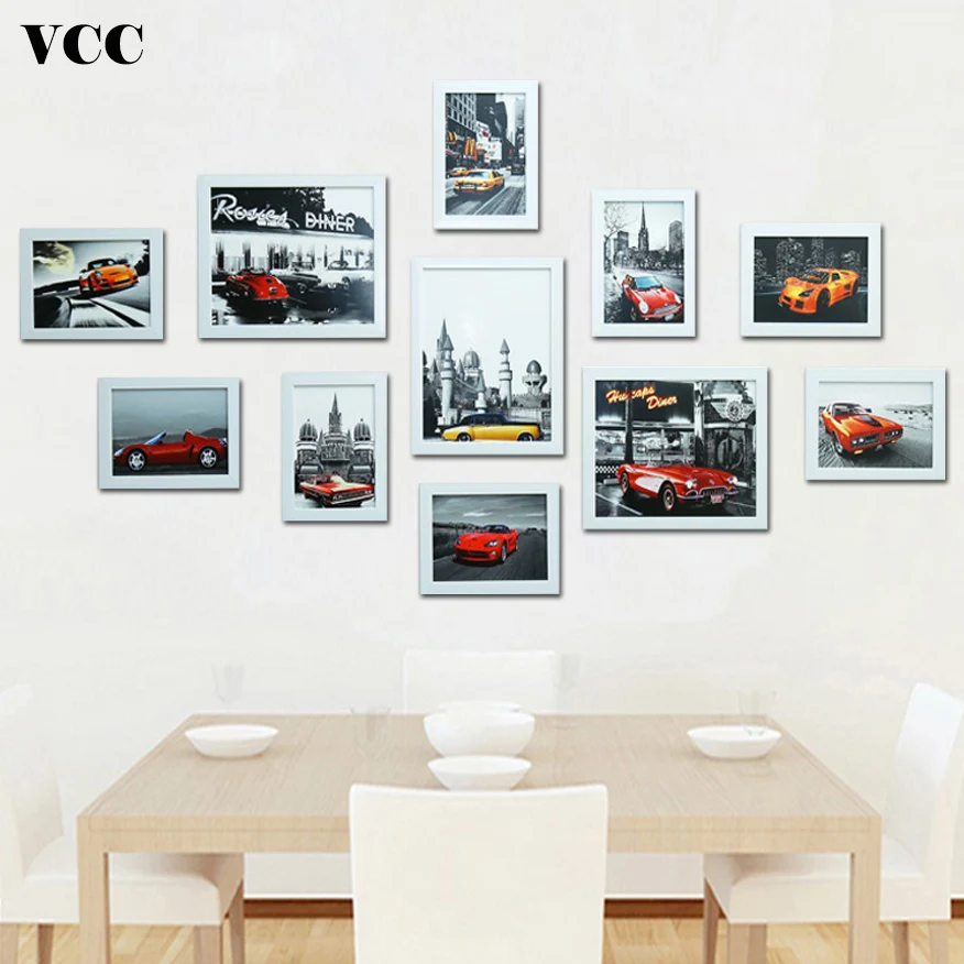 Classic Wood Photo Frame For Wall Hanging