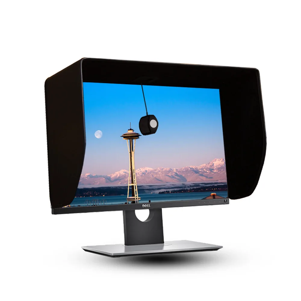 Monitor de Vídeo Pára-sol para Dell Ilooker Polegada 24 Grosso Quadro Lcd Led Capa hp Viewsonic Philips Samsung lg 25 p & - Imagem 3