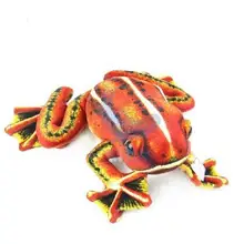 Мягкая модель животного красная лягушка 50 см плюшевая игрушка мягкая кукла b9789