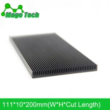 Светодиодный алюминиевый радиатор в виде пластины растут свет радиатор охлаждение Охладитель Fit транзистор IC теплопроводность светодиодный радиатор Электроника