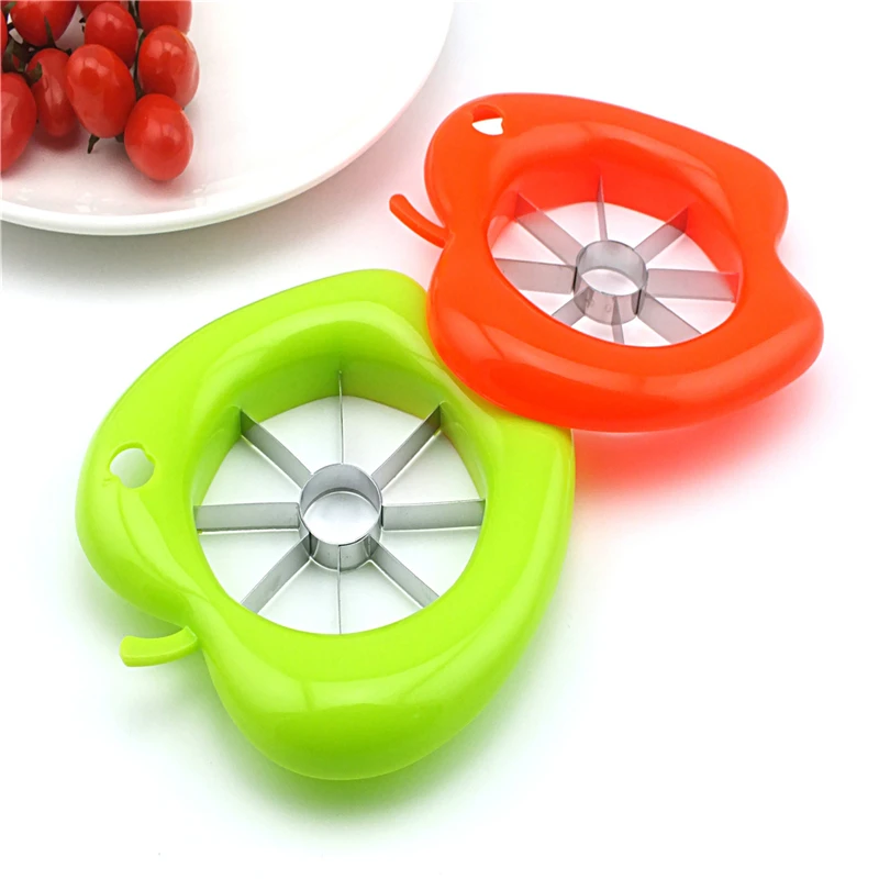 

1 PC Kitchen Apple Slicer Cutter Pear Fruit Divider Tool Comfort Handle For Kitchen Apple Peeler Random Color Free Shipping
