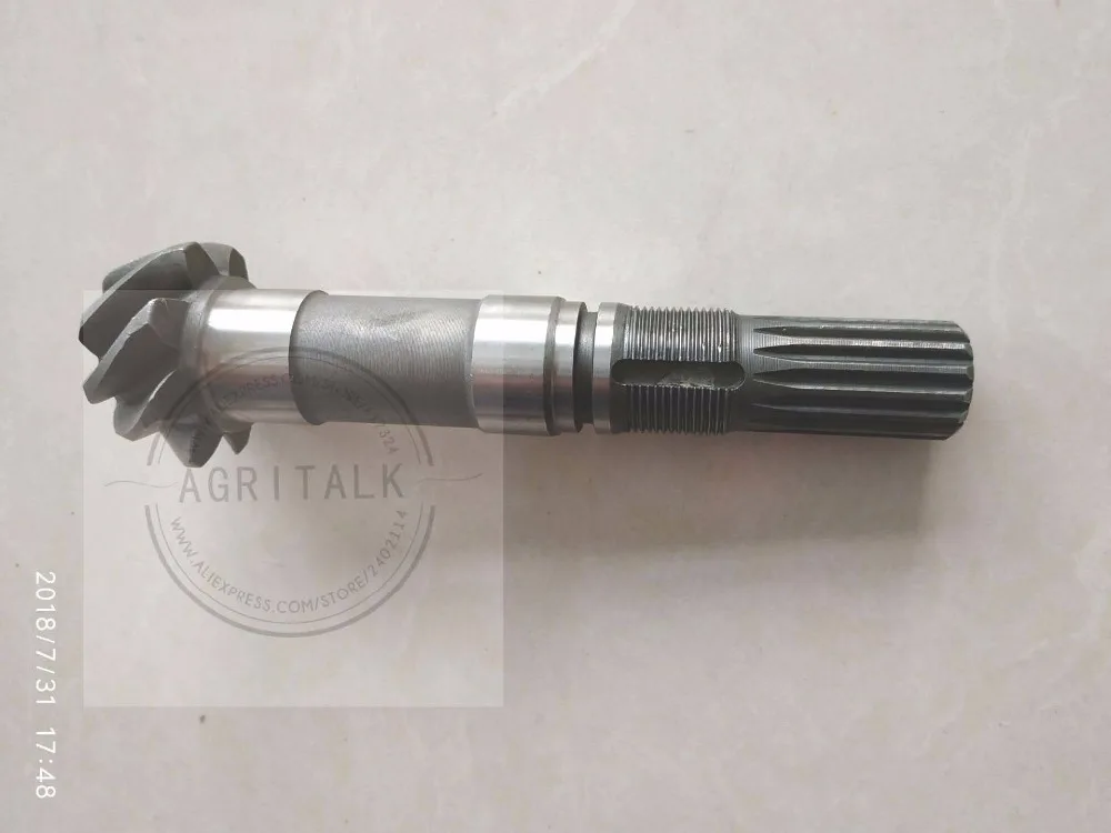 Foton Lovol tractor parts, the spiral bevel shaft for FT254, part number: FT254.31F.127