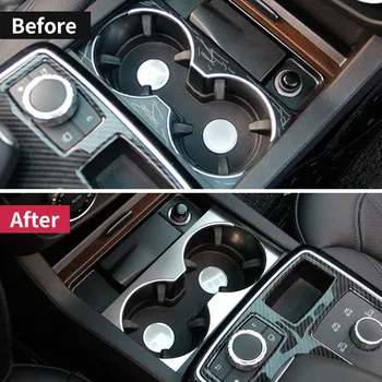 

Interior Water glass holder frame cover trim For Mercedes Benz ML320 350 GLE W166 coupe c292 350d GL450 x166 GLS Accessories