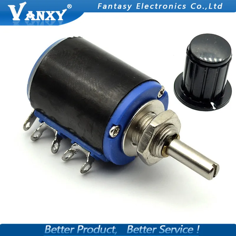 1 шт. WXD3 12 1W 100 220 470 K 2K2 3K3 4K7 10K 22K 33K 47K Ohm 100R 220R 470R 2 3 4 7 Вт потенциометр +