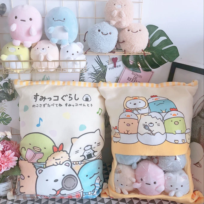 Candice guo! Симпатичная плюшевая игрушка в одном пакете Sumikko Gurashi биологическая