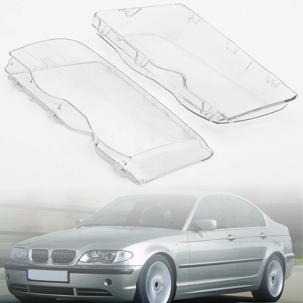 1 Pair Transparent Car Housing Headlight Lens Shell Cover font b Lamp b font Assembly For