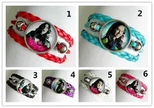 1pc chica vampiro vidro algemas filme dos desenhos animados encantos pulseira tempo gemas pulseiras atacado