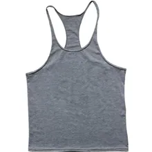 Жилет для тренировок с широким тонкими лямками, одежда для фитнеса, мужской жилет для занятий спортом и прогулок, хлопковый тренировочный жилет для мужчин