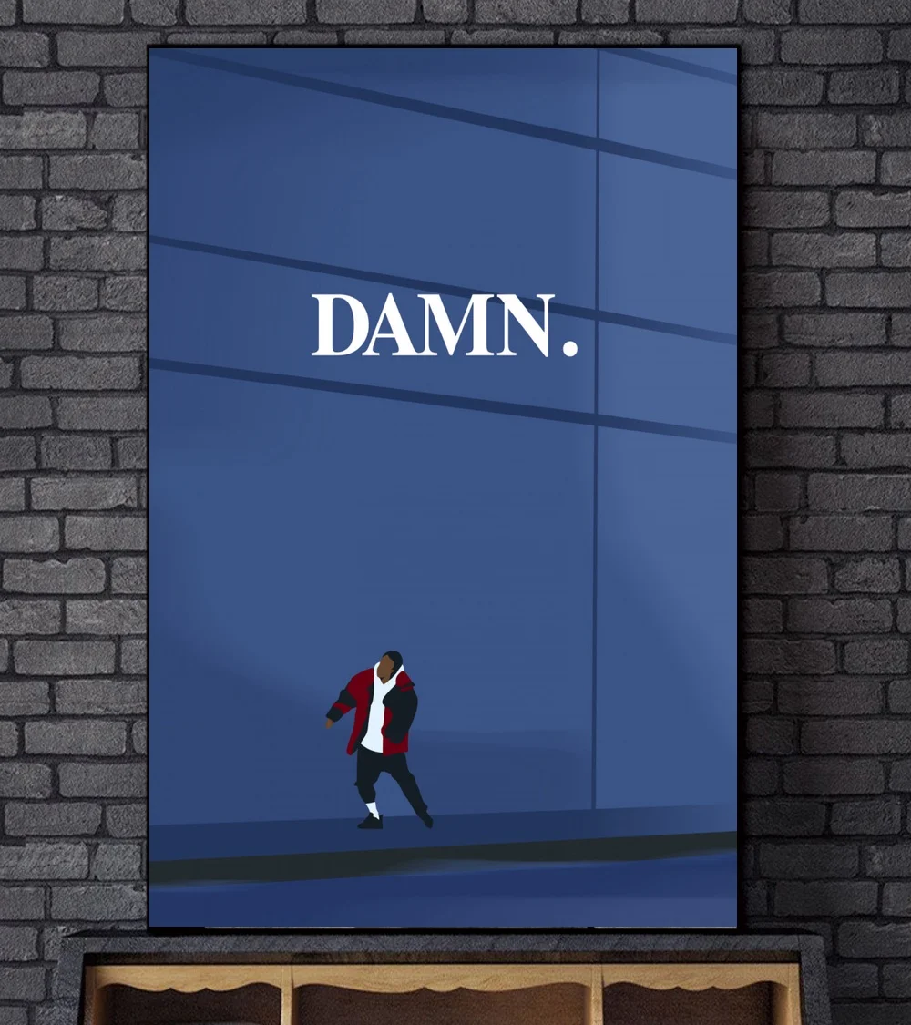 

Music Singer Star Kendrick Lamar Art Canvas Poster Wall Pictures for Living Room No Frame