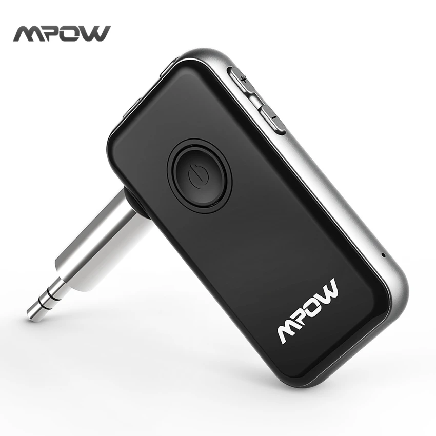 Mpow Bluetooth Transmitter & Receiver 3.5mm Audio Cable 2-in-1 Wireless Adapter for Headphone Speaker TV PC Car Stereos MP3 MP4